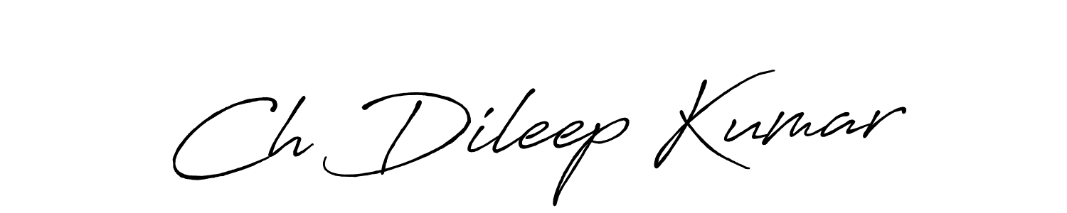 Make a beautiful signature design for name Ch Dileep Kumar. Use this online signature maker to create a handwritten signature for free. Ch Dileep Kumar signature style 7 images and pictures png