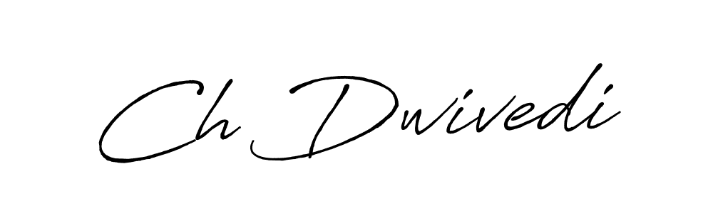 Also You can easily find your signature by using the search form. We will create Ch Dwivedi name handwritten signature images for you free of cost using Antro_Vectra_Bolder sign style. Ch Dwivedi signature style 7 images and pictures png