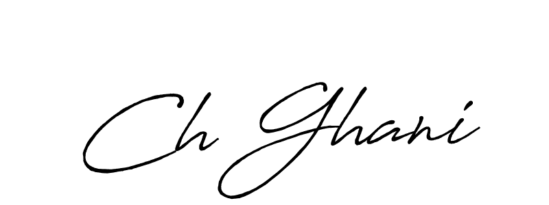 You can use this online signature creator to create a handwritten signature for the name Ch Ghani. This is the best online autograph maker. Ch Ghani signature style 7 images and pictures png