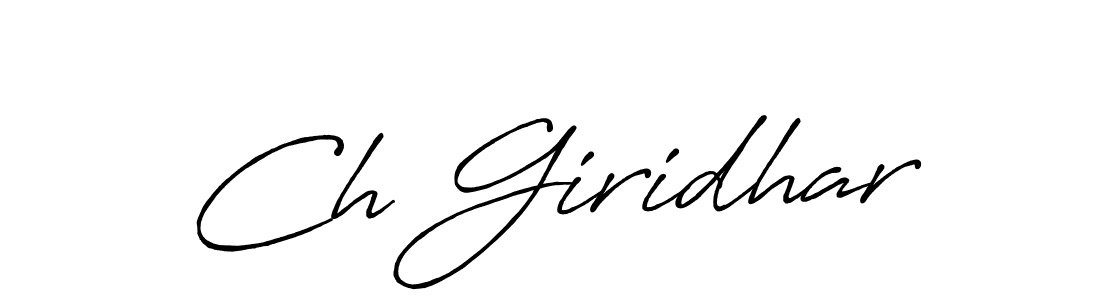 See photos of Ch Giridhar official signature by Spectra . Check more albums & portfolios. Read reviews & check more about Antro_Vectra_Bolder font. Ch Giridhar signature style 7 images and pictures png