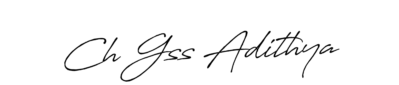 Antro_Vectra_Bolder is a professional signature style that is perfect for those who want to add a touch of class to their signature. It is also a great choice for those who want to make their signature more unique. Get Ch Gss Adithya name to fancy signature for free. Ch Gss Adithya signature style 7 images and pictures png