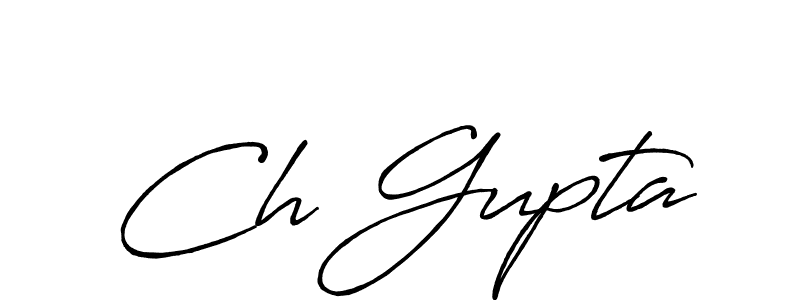 Similarly Antro_Vectra_Bolder is the best handwritten signature design. Signature creator online .You can use it as an online autograph creator for name Ch Gupta. Ch Gupta signature style 7 images and pictures png