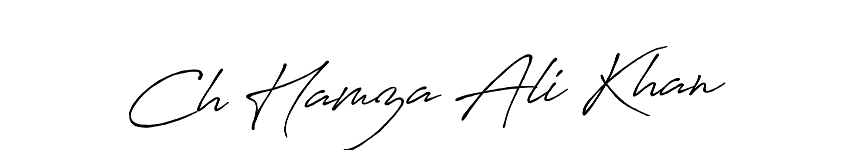 Also You can easily find your signature by using the search form. We will create Ch Hamza Ali Khan name handwritten signature images for you free of cost using Antro_Vectra_Bolder sign style. Ch Hamza Ali Khan signature style 7 images and pictures png