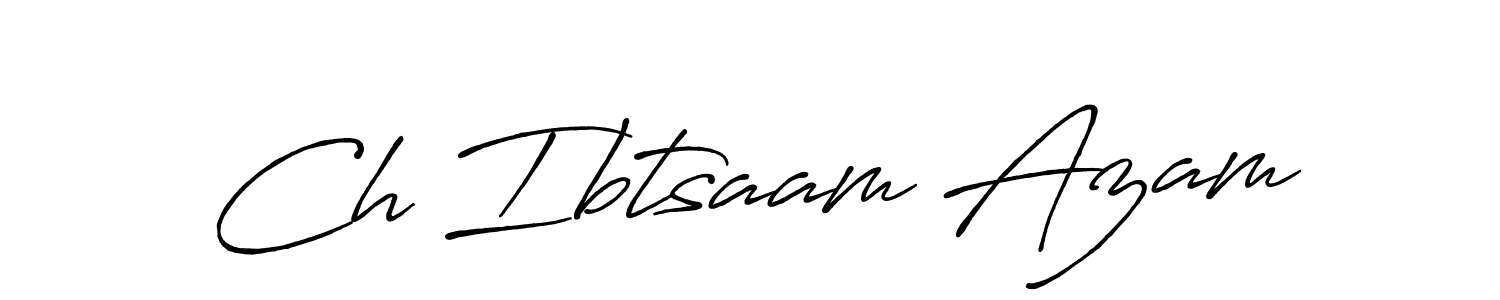if you are searching for the best signature style for your name Ch Ibtsaam Azam. so please give up your signature search. here we have designed multiple signature styles  using Antro_Vectra_Bolder. Ch Ibtsaam Azam signature style 7 images and pictures png