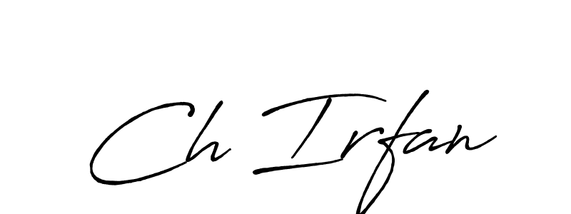 You should practise on your own different ways (Antro_Vectra_Bolder) to write your name (Ch Irfan) in signature. don't let someone else do it for you. Ch Irfan signature style 7 images and pictures png