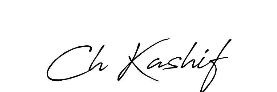 How to make Ch Kashif signature? Antro_Vectra_Bolder is a professional autograph style. Create handwritten signature for Ch Kashif name. Ch Kashif signature style 7 images and pictures png