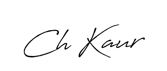 Also You can easily find your signature by using the search form. We will create Ch Kaur name handwritten signature images for you free of cost using Antro_Vectra_Bolder sign style. Ch Kaur signature style 7 images and pictures png