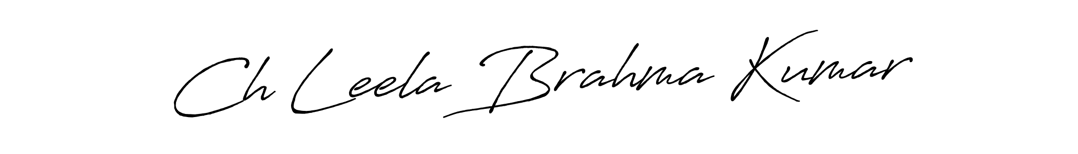 Also You can easily find your signature by using the search form. We will create Ch Leela Brahma Kumar name handwritten signature images for you free of cost using Antro_Vectra_Bolder sign style. Ch Leela Brahma Kumar signature style 7 images and pictures png