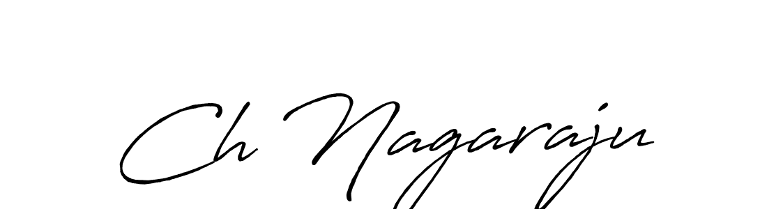 Use a signature maker to create a handwritten signature online. With this signature software, you can design (Antro_Vectra_Bolder) your own signature for name Ch Nagaraju. Ch Nagaraju signature style 7 images and pictures png