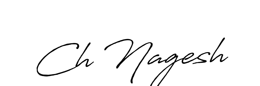 The best way (Antro_Vectra_Bolder) to make a short signature is to pick only two or three words in your name. The name Ch Nagesh include a total of six letters. For converting this name. Ch Nagesh signature style 7 images and pictures png
