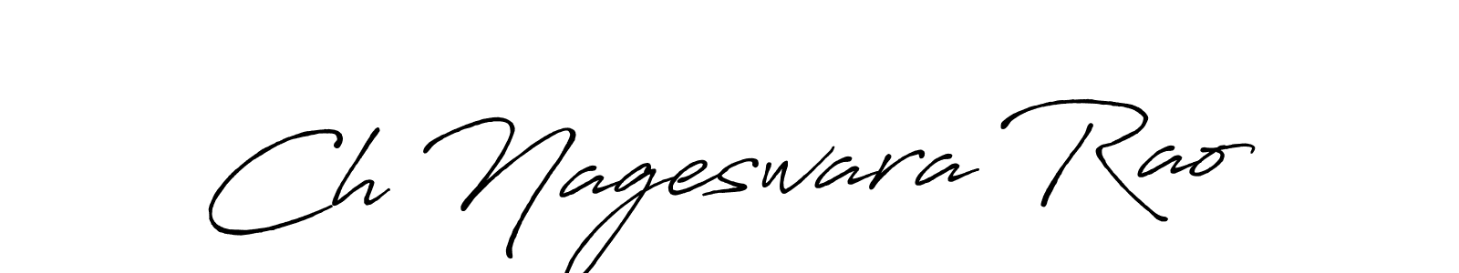 Also You can easily find your signature by using the search form. We will create Ch Nageswara Rao name handwritten signature images for you free of cost using Antro_Vectra_Bolder sign style. Ch Nageswara Rao signature style 7 images and pictures png