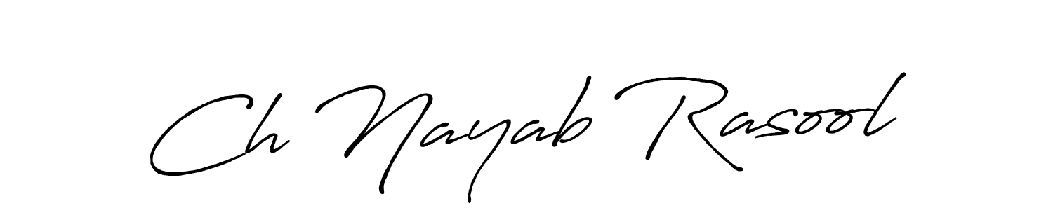 Here are the top 10 professional signature styles for the name Ch Nayab Rasool. These are the best autograph styles you can use for your name. Ch Nayab Rasool signature style 7 images and pictures png