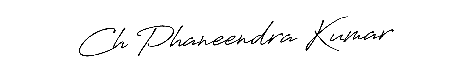 Design your own signature with our free online signature maker. With this signature software, you can create a handwritten (Antro_Vectra_Bolder) signature for name Ch Phaneendra Kumar. Ch Phaneendra Kumar signature style 7 images and pictures png