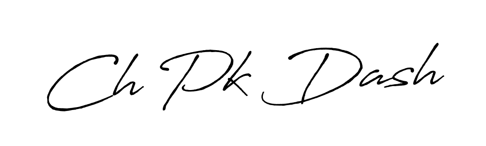 Make a beautiful signature design for name Ch Pk Dash. With this signature (Antro_Vectra_Bolder) style, you can create a handwritten signature for free. Ch Pk Dash signature style 7 images and pictures png