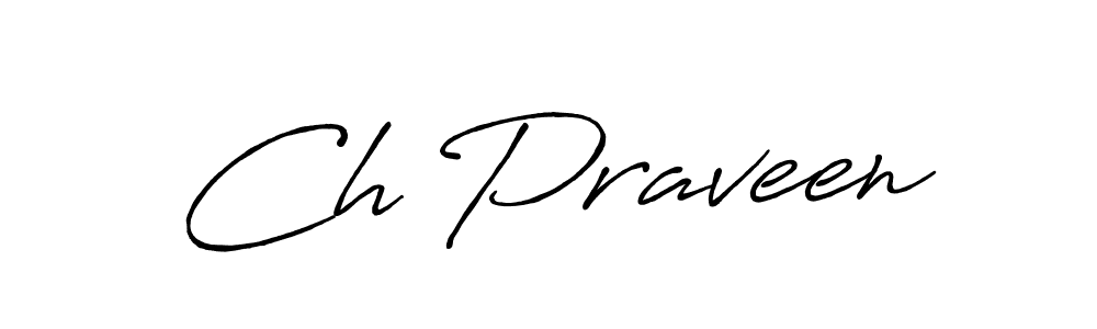 Similarly Antro_Vectra_Bolder is the best handwritten signature design. Signature creator online .You can use it as an online autograph creator for name Ch Praveen. Ch Praveen signature style 7 images and pictures png
