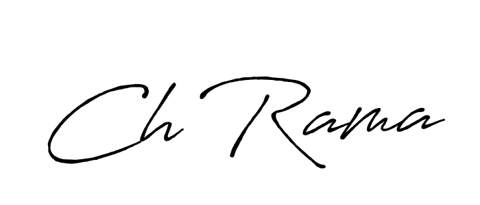 You should practise on your own different ways (Antro_Vectra_Bolder) to write your name (Ch Rama) in signature. don't let someone else do it for you. Ch Rama signature style 7 images and pictures png