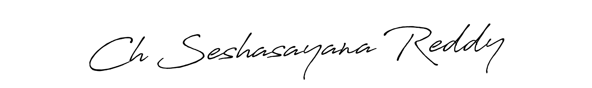 Ch Seshasayana Reddy stylish signature style. Best Handwritten Sign (Antro_Vectra_Bolder) for my name. Handwritten Signature Collection Ideas for my name Ch Seshasayana Reddy. Ch Seshasayana Reddy signature style 7 images and pictures png