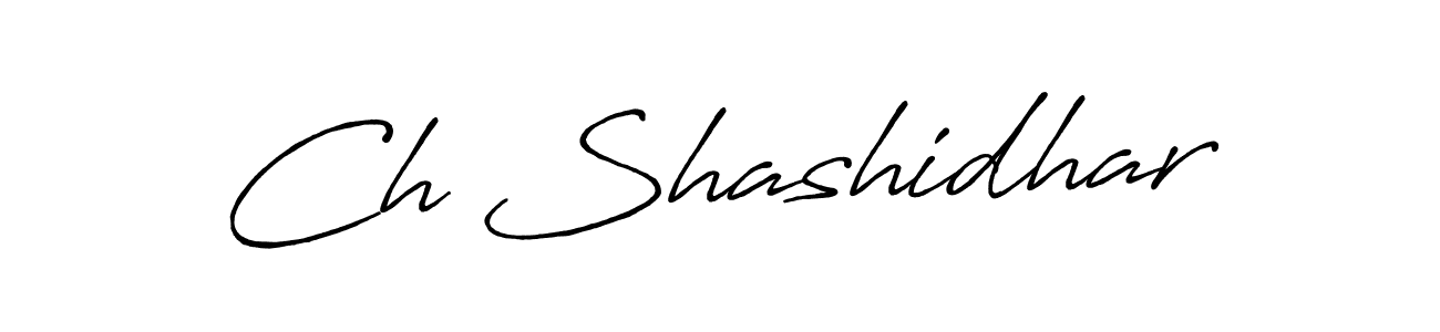 Once you've used our free online signature maker to create your best signature Antro_Vectra_Bolder style, it's time to enjoy all of the benefits that Ch Shashidhar name signing documents. Ch Shashidhar signature style 7 images and pictures png