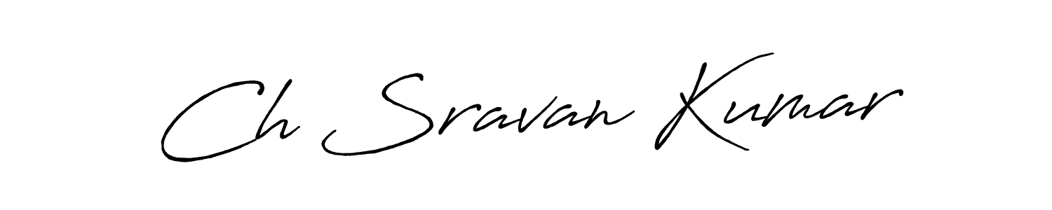 if you are searching for the best signature style for your name Ch Sravan Kumar. so please give up your signature search. here we have designed multiple signature styles  using Antro_Vectra_Bolder. Ch Sravan Kumar signature style 7 images and pictures png