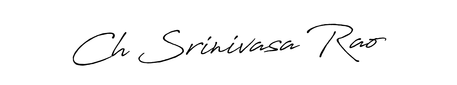 It looks lik you need a new signature style for name Ch Srinivasa Rao. Design unique handwritten (Antro_Vectra_Bolder) signature with our free signature maker in just a few clicks. Ch Srinivasa Rao signature style 7 images and pictures png