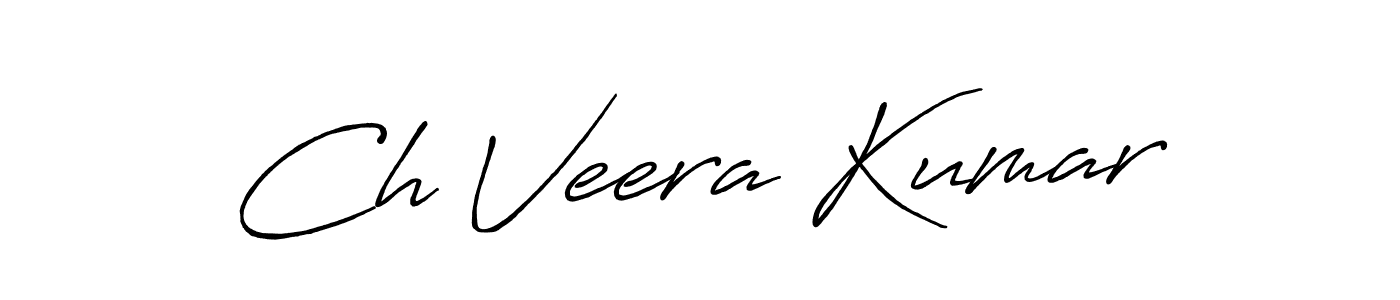 How to Draw Ch Veera Kumar signature style? Antro_Vectra_Bolder is a latest design signature styles for name Ch Veera Kumar. Ch Veera Kumar signature style 7 images and pictures png