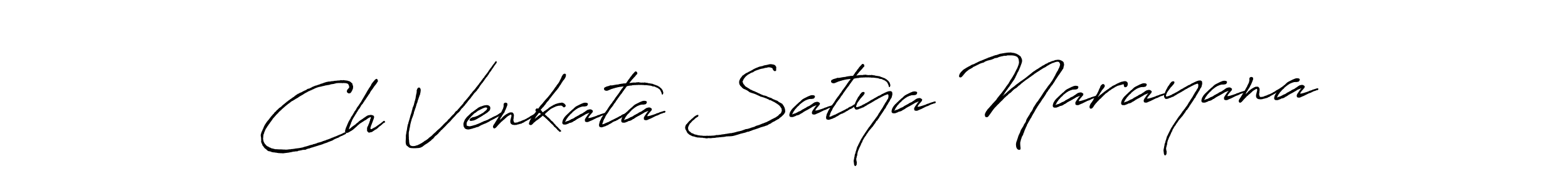 How to make Ch Venkata Satya Narayana signature? Antro_Vectra_Bolder is a professional autograph style. Create handwritten signature for Ch Venkata Satya Narayana name. Ch Venkata Satya Narayana signature style 7 images and pictures png