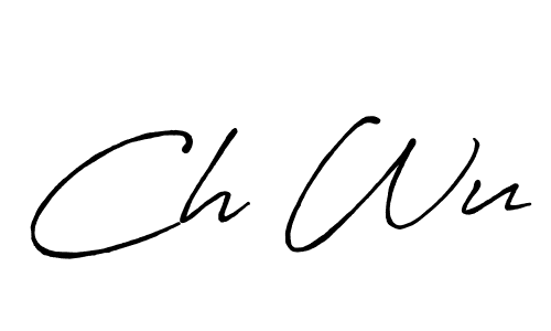Make a short Ch Wu signature style. Manage your documents anywhere anytime using Antro_Vectra_Bolder. Create and add eSignatures, submit forms, share and send files easily. Ch Wu signature style 7 images and pictures png