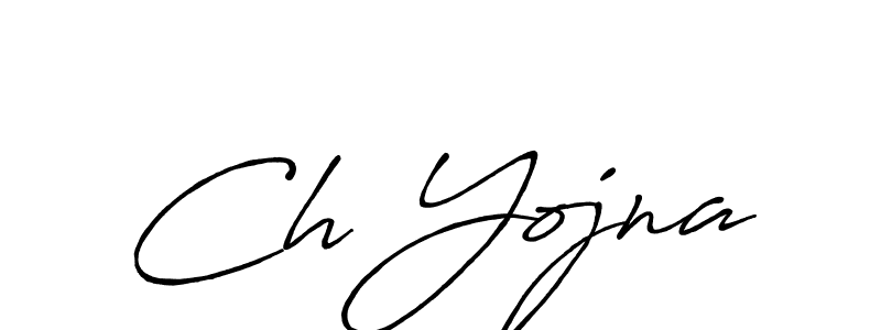 How to make Ch Yojna signature? Antro_Vectra_Bolder is a professional autograph style. Create handwritten signature for Ch Yojna name. Ch Yojna signature style 7 images and pictures png