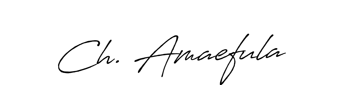 Also You can easily find your signature by using the search form. We will create Ch. Amaefula name handwritten signature images for you free of cost using Antro_Vectra_Bolder sign style. Ch. Amaefula signature style 7 images and pictures png