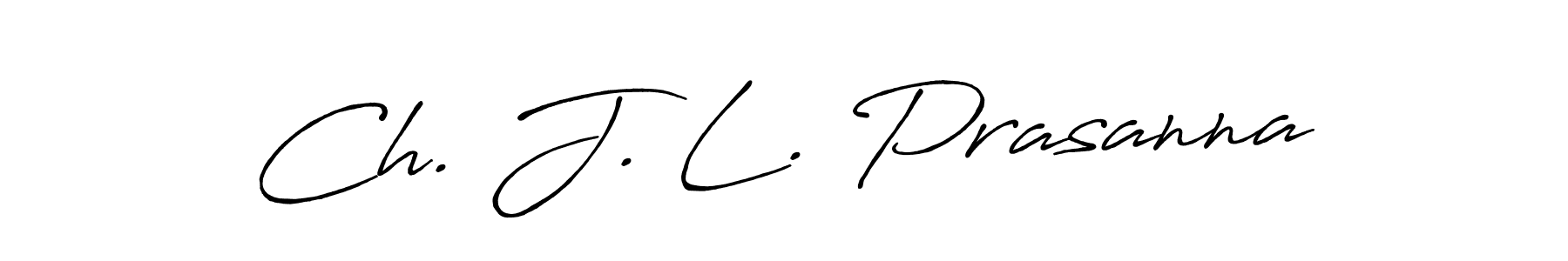 Similarly Antro_Vectra_Bolder is the best handwritten signature design. Signature creator online .You can use it as an online autograph creator for name Ch. J. L. Prasanna. Ch. J. L. Prasanna signature style 7 images and pictures png