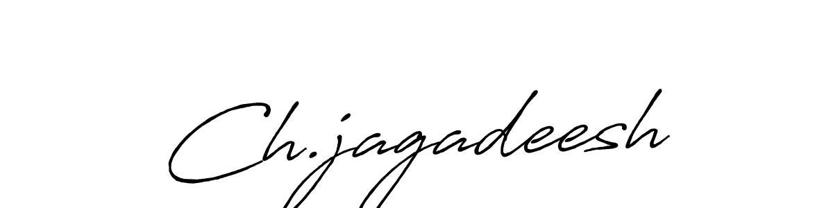 How to make Ch.jagadeesh signature? Antro_Vectra_Bolder is a professional autograph style. Create handwritten signature for Ch.jagadeesh name. Ch.jagadeesh signature style 7 images and pictures png