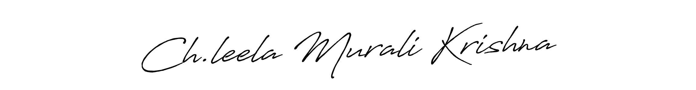 Make a short Ch.leela Murali Krishna signature style. Manage your documents anywhere anytime using Antro_Vectra_Bolder. Create and add eSignatures, submit forms, share and send files easily. Ch.leela Murali Krishna signature style 7 images and pictures png
