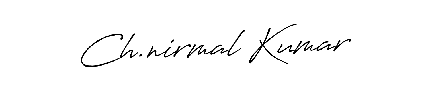 Make a beautiful signature design for name Ch.nirmal Kumar. Use this online signature maker to create a handwritten signature for free. Ch.nirmal Kumar signature style 7 images and pictures png