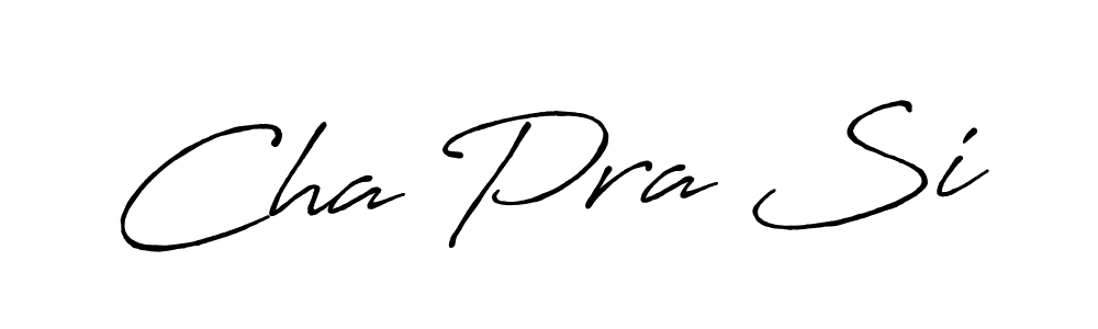 Similarly Antro_Vectra_Bolder is the best handwritten signature design. Signature creator online .You can use it as an online autograph creator for name Cha Pra Si. Cha Pra Si signature style 7 images and pictures png