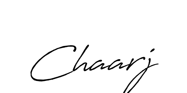 How to make Chaarj name signature. Use Antro_Vectra_Bolder style for creating short signs online. This is the latest handwritten sign. Chaarj signature style 7 images and pictures png