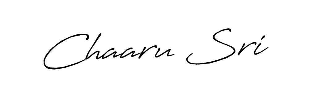 Create a beautiful signature design for name Chaaru Sri. With this signature (Antro_Vectra_Bolder) fonts, you can make a handwritten signature for free. Chaaru Sri signature style 7 images and pictures png