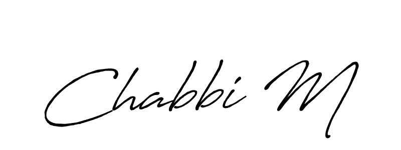 Here are the top 10 professional signature styles for the name Chabbi M. These are the best autograph styles you can use for your name. Chabbi M signature style 7 images and pictures png