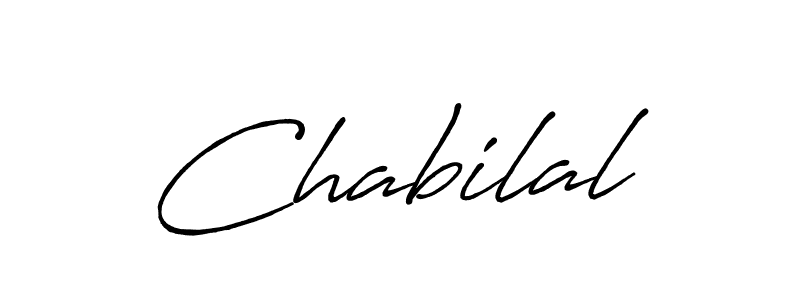 Use a signature maker to create a handwritten signature online. With this signature software, you can design (Antro_Vectra_Bolder) your own signature for name Chabilal. Chabilal signature style 7 images and pictures png