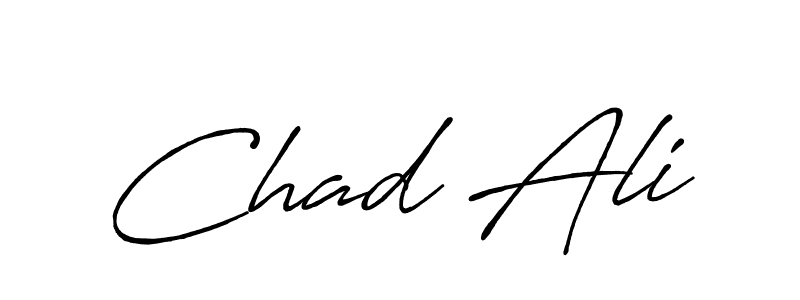 Similarly Antro_Vectra_Bolder is the best handwritten signature design. Signature creator online .You can use it as an online autograph creator for name Chad Ali. Chad Ali signature style 7 images and pictures png