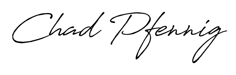 A timeless handwritten aesthetic for Chad Pfennig. The Antro_Vectra_Bolder font gives your signature a handcrafted feel with natural curves. Chad Pfennig signature style 7 images and pictures png
