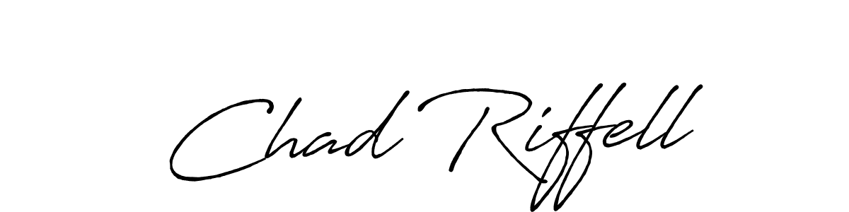 Design your own signature with our free online signature maker. With this signature software, you can create a handwritten (Antro_Vectra_Bolder) signature for name Chad Riffell. Chad Riffell signature style 7 images and pictures png
