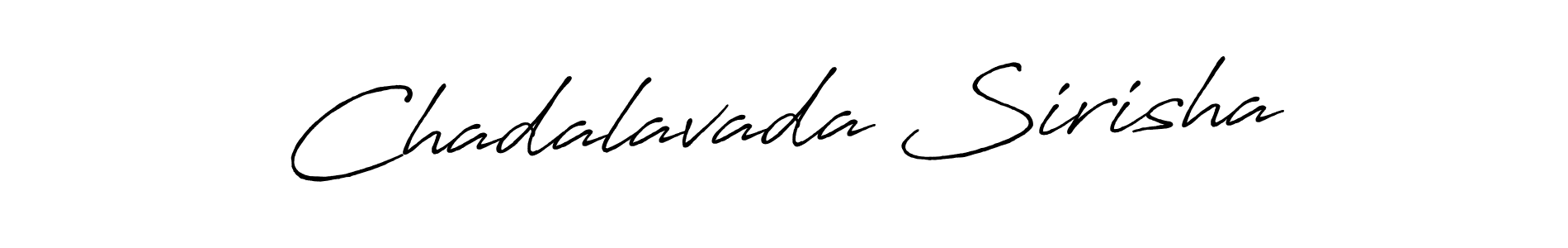 Here are the top 10 professional signature styles for the name Chadalavada Sirisha. These are the best autograph styles you can use for your name. Chadalavada Sirisha signature style 7 images and pictures png