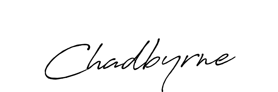 Also we have Chadbyrne name is the best signature style. Create professional handwritten signature collection using Antro_Vectra_Bolder autograph style. Chadbyrne signature style 7 images and pictures png