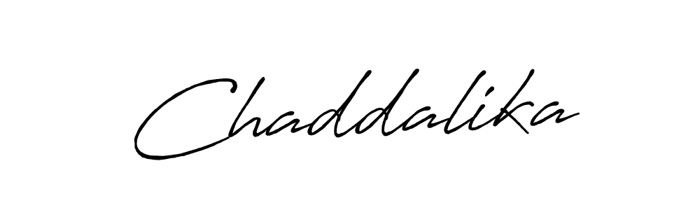 It looks lik you need a new signature style for name Chaddalika. Design unique handwritten (Antro_Vectra_Bolder) signature with our free signature maker in just a few clicks. Chaddalika signature style 7 images and pictures png