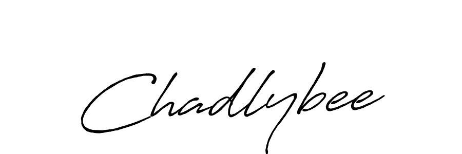 Chadlybee stylish signature style. Best Handwritten Sign (Antro_Vectra_Bolder) for my name. Handwritten Signature Collection Ideas for my name Chadlybee. Chadlybee signature style 7 images and pictures png