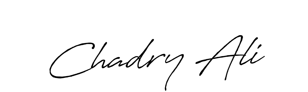 Design your own signature with our free online signature maker. With this signature software, you can create a handwritten (Antro_Vectra_Bolder) signature for name Chadry Ali. Chadry Ali signature style 7 images and pictures png