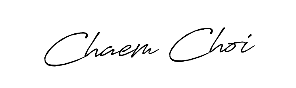 Create a beautiful signature design for name Chaem Choi. With this signature (Antro_Vectra_Bolder) fonts, you can make a handwritten signature for free. Chaem Choi signature style 7 images and pictures png