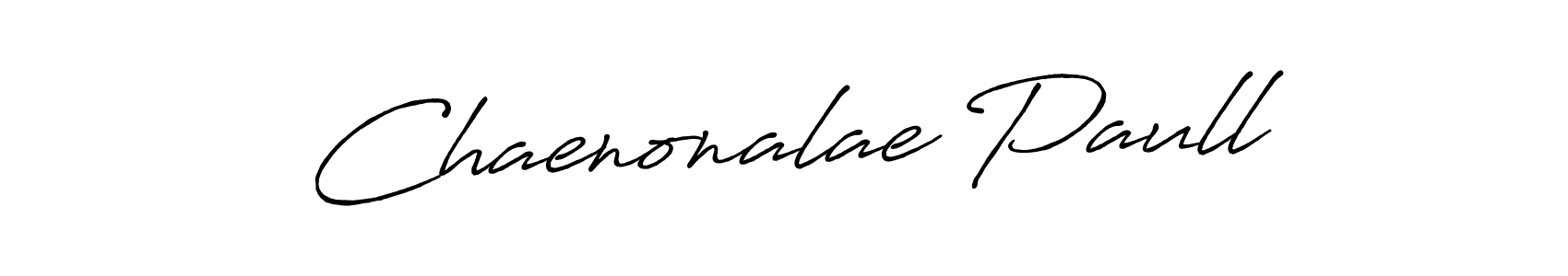 Chaenonalae Paull stylish signature style. Best Handwritten Sign (Antro_Vectra_Bolder) for my name. Handwritten Signature Collection Ideas for my name Chaenonalae Paull. Chaenonalae Paull signature style 7 images and pictures png