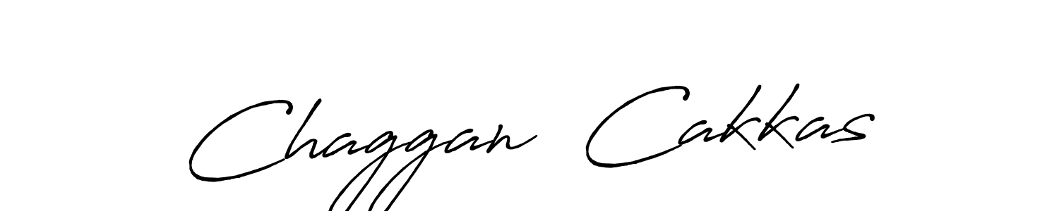 The best way (Antro_Vectra_Bolder) to make a short signature is to pick only two or three words in your name. The name Chaggan  Cakkas include a total of six letters. For converting this name. Chaggan  Cakkas signature style 7 images and pictures png