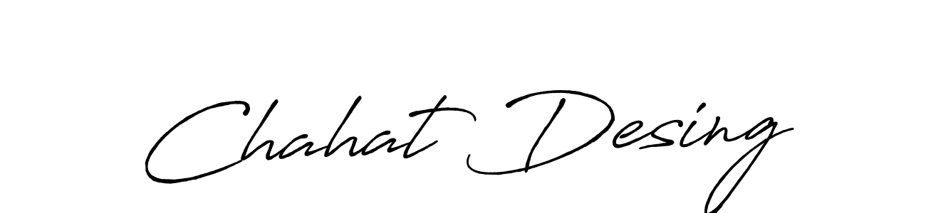 You should practise on your own different ways (Antro_Vectra_Bolder) to write your name (Chahat Desing) in signature. don't let someone else do it for you. Chahat Desing signature style 7 images and pictures png